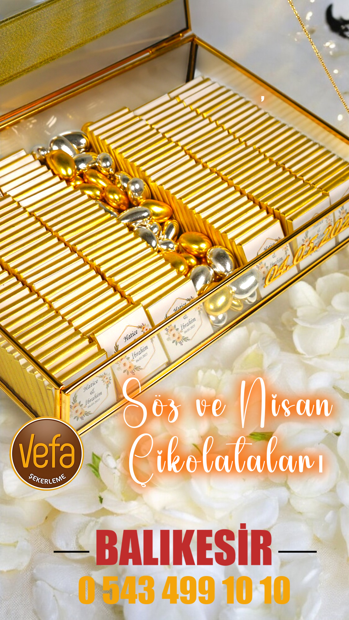 söz nışan çıkolataları